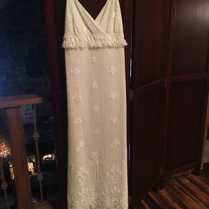 Sophie Max White Lined Dress New with Tag